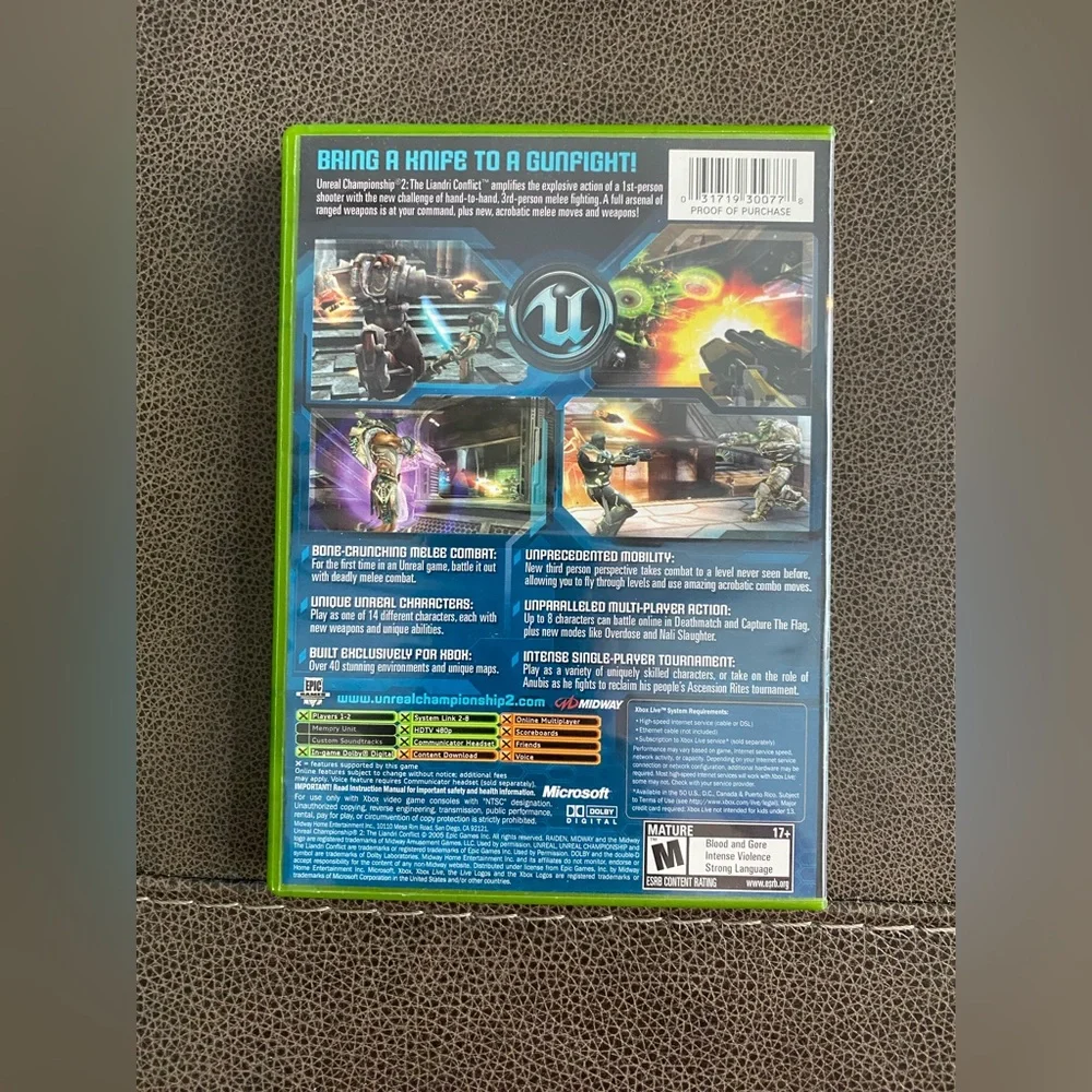 Unreal Championship 2: The Liandri Conflict (Microsoft Xbox, 2005)